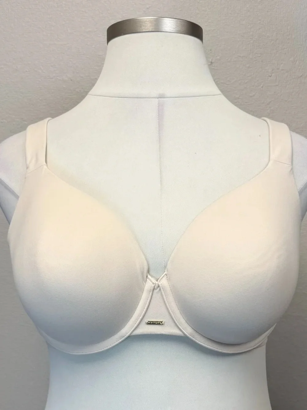 Cacique Beige Lightly Lined Full Coverage Bra - Size 38DD